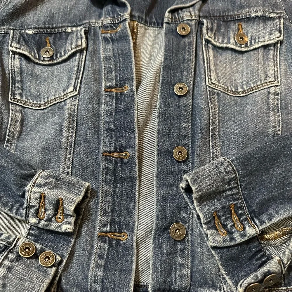 PAIGE Classic Blue Denim Jacket - Picture 4 of 5